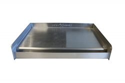 Little Griddle SQ180 Universal Griddle for BBQ Grills, Stainless (Formerly the Sizzle-Q)