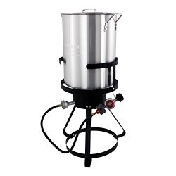 CHARD TFP30A Aluminum Turkey Fryer Pack, 30 Quart