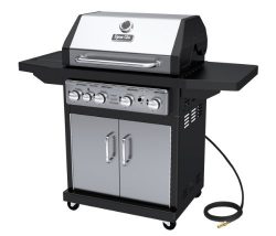 Dyna-Glo Black & Stainless Premium Grills, 4 Burner, Natural Gas