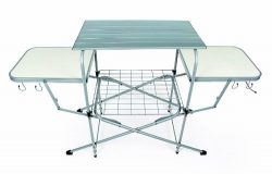 Camco Deluxe Folding Grill Table, Great for Picnics, Tailgating, Camping, RVing and Backyards; Q ...