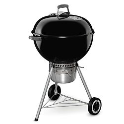 Weber 14401001 Original Kettle Premium Charcoal Grill, 22-Inch, Black