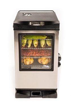 Masterbuilt 20077515 Front Controller Electric Smoker with Window and RF Controller, 30-Inch