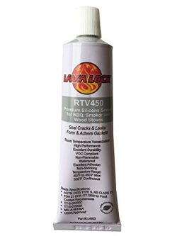 LavaLock BLACK Food Safe BBQ adhesive 3 oz grill smoker High Temp RTV Silicon