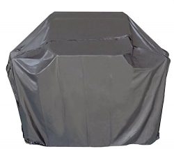 iCOVER 55 Inch Heavy Duty water proof patio outdoor black BBQ Barbecue Smoker/Grill Cover G11602 ...