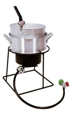 King Kooker 1205 12-Inch Propane Outdoor Cooker Set with Fry Pan