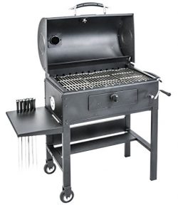 Blackstone 3-in-1 Kabob Charcoal Grill, Barbecue, Smoker,  With Automatic Rotisserie