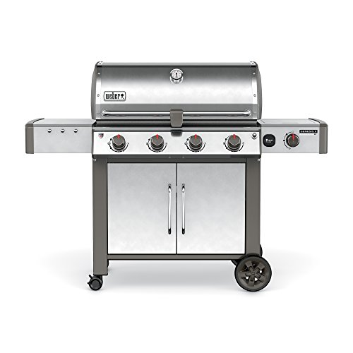 Weber 67004001 Genesis II LX S-440 Natural Gas Grill, Stainless Steel