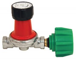 Bayou Classic 7850 0-30 PSI Adjustable High-Pressure Propane Regulator for 1/4-Inch Inlets and O ...