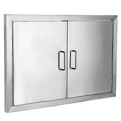 Z-bond Flush Access Door 304 Stainless Steel BBQ Doors 19″x28″ BBQ Island Door 304 S ...