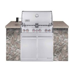 Weber Summit S-460 Built-In Natural Gas in Stainless Steel Grill