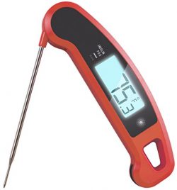 Lavatools Javelin PRO Duo Ambidextrous Backlit Instant Read Digital Meat Thermometer (Chipotle)
