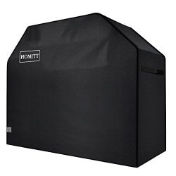 Homitt Grill Cover, 58-inch 600D Heavy Duty Gas Grill Cover, Waterproof BBQ Grill Cover with PVC ...