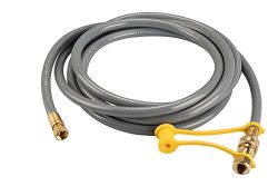 KIBOW 12Ft Low Pressure Natural Gas and Propane Gas Hose Assembly-3/8″ Female Pipe Thread  ...