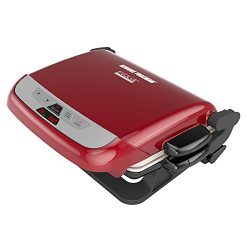 George Foreman 5-Serving Multi-Plate Evolve Grill System with Ceramic Plates, Deep Dish Bake Pan ...