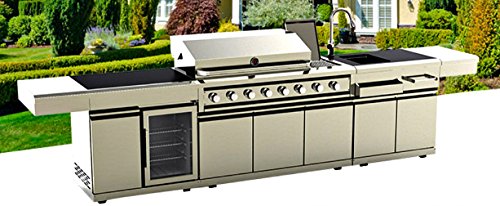 Bbq Gas Grill 12 Ft Island Outdoor 72 000 Btu 8 Burners