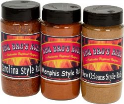 BBQ BROS RUBS {Southern Style} – Ultimate Barbecue Spices Seasoning Set – Use for Gr ...