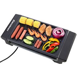 Excelvan Portable 1120W Electric Barbecue Grill Adjustable Temperature Settings Ideal for Indoor ...