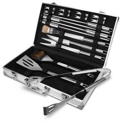 BBQ Grilling Tool Set – BBQ Accessories – Premium Stainless Steel Construction ̵ ...