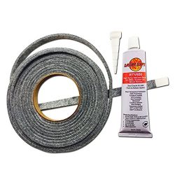 Smoker Sealer High Temp BBQ gasket & adhesive smoker lid door tape GL-1/2 & LL3R