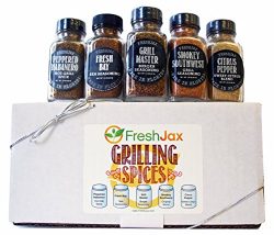 FreshJax Grilling Spice Gift Set, (Set of 5)