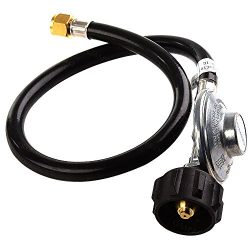 GASPRO 2FT BBQ Propane Regulator with LP Gas Hose Universal QCC1/Type 1 Tank and Most Gas Grill, ...