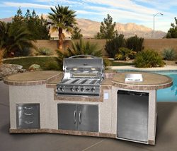 Cal Flame e3022 3 Piece Island with 32″ BBQ Grill