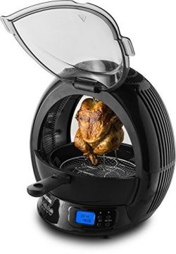 Gourmia GMF2600 – 9 In 1 Air Fryer & Multicooker, Halogen Powered Vertical Rotisserie  ...