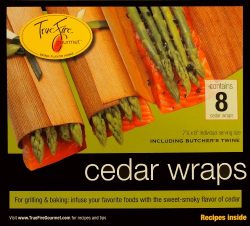 TrueFire Gourmet TFWraps8-8 8-Pack 7.25 by 8-Inch Cedar Wraps with twine