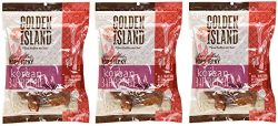 Golden Island Natural Style Pork Jerky, Korean Barbecue Recipe, 14.5oz (Pack of 3)