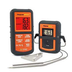 ThermoPro TP-08 Wireless Remote Digital Cooking Meat Thermometer Dual Probe for Grilling Smoker  ...