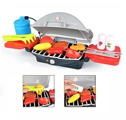 Outdoor Barbeque Portable Gas Grill BBQ Cooking Pretend Play Set