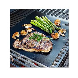 CAILLU BBQ Grill Mat – 17 x 14 inches (Set of 2) – multipurpose can be used for baki ...