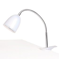 E3L 5W Flexible & Swivel Clip on Eye Protection LED Table Desk Lamp Reading Light- USB Light ...