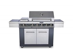 KitchenAid 720-0709C 5 Burner Propane Gas Grill, Stainless