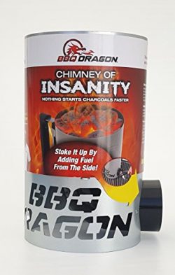 Chimney of Insanity Charcoal Starter – The Fastest and Easiest Charcoal Chimney Starter fo ...