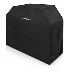 SHINE HAI BBQ Grill Cover, 58-Inch Waterproof 600D Heavy Duty Gas Grill Cover for Weber Brinkman ...