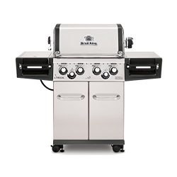 Broil King Regal S490 Pro – Stainless Steel – 4 Burner Natural Gas Grill l