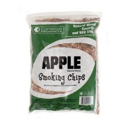 Apple Wood Smoker Chips- 100% Natural, Fine Wood Smoking and Barbecue Chips- 2 lb. Bag