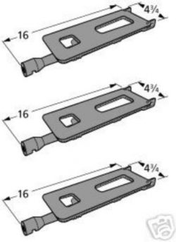 3 Pack Replacement Members Mark Gas Grill Cast Iron Burners Part 29251