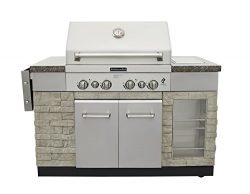 KitchenAid 860-0012 4 Burner Propane Gas Grill, Stainless