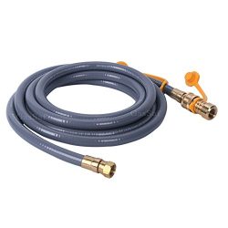GASSAF 12Feet Natural Gas and Propane Gas Hose Assembly 3/8inch Female Pipe Thread x 3/8inch Mal ...