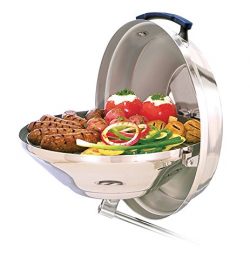 Magma Products, A10-104 Marine Kettle Charcoal Grill w / Hinged Lid, Original Size