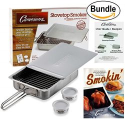 Cameron’s Stovetop Smoker – Stainless Steel Indoor/Outdoor Smoker – Works On A ...