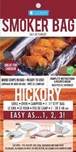 Hickory Smoker Bag- Smoking Bag for Indoor or Outdoor Use- Easily Infuse Natural Wood Flavor