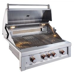 SUNSTONE RUBY4B-IR-LP 4 Burner Pro-Sear with IR Propane, 36″