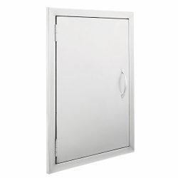 Popsport BBQ Door 17Wx24H Inch Single Access Door 304 Stainless Steel Commercial Outdoor Kitchen ...