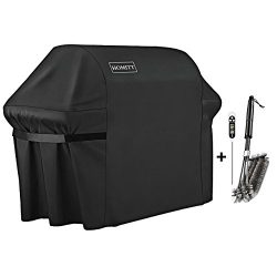 Homitt 7107 Grill Cover Kit, 44in X 60in Heavy Duty Waterproof PVC Facing BBQ Gas Grill Cover wi ...