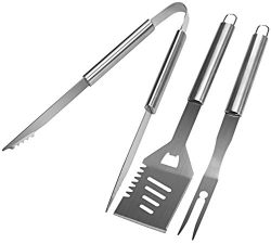 BBQ Grilling Tool Set – BBQ Accessories – Premium Stainless Steel Construction ̵ ...