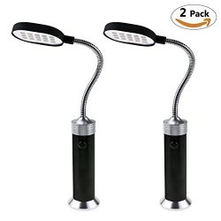 Philonext 2 Pack Barbecue Grill Light Magnetic Base Flexible Goose-neck Weather Resistant Powerf ...