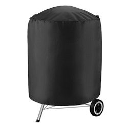 Unicook Heavy Duty Waterproof Kettle Grill Cover, 28″Dia by 30″H Smoker Cover, Charc ...